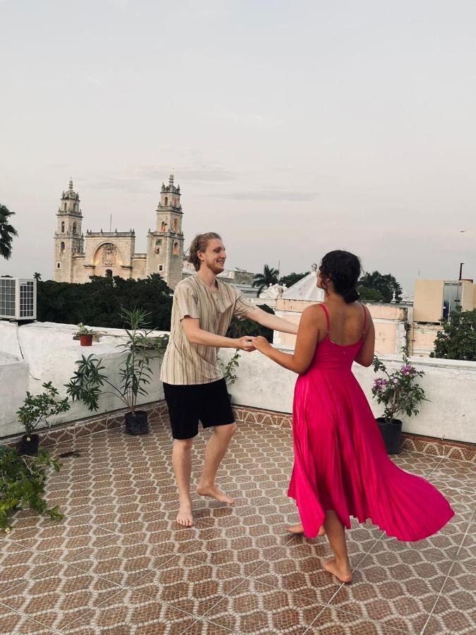 Hostal Zocalo Hotel Мерида Екстериор снимка